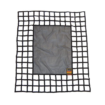 GLADIATOR CARGO NETS SafetyWeb Cargo Net: Large for Extended Bed (8.75' x 10' ft.) LSW-100